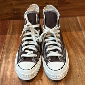 Converse Brown High-Top Sneakers